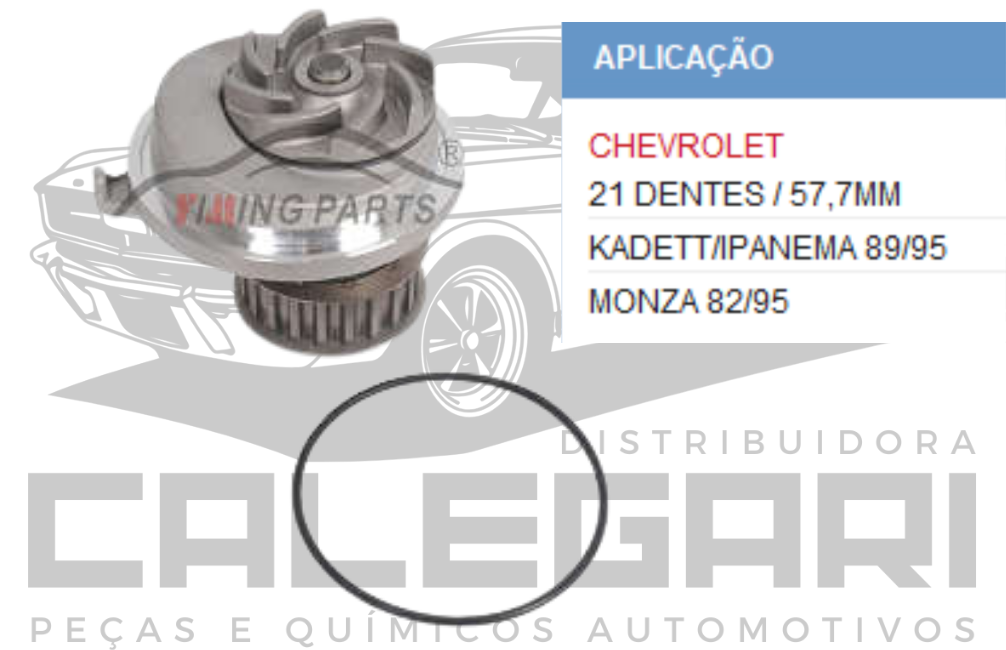 BOMBA DE AGUA GM MONZA KADETT IPANEMA - 21 DENTES