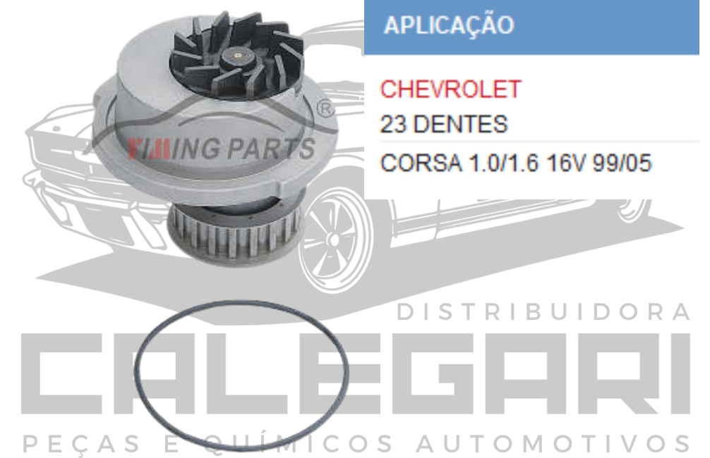 BOMBA DE AGUA GM CORSA - 1.0 1.6 16V 23 DENTES