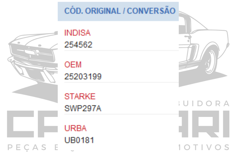 BOMBA DE AGUA GM ONIX - 1.0 L 12V ASPIRADO