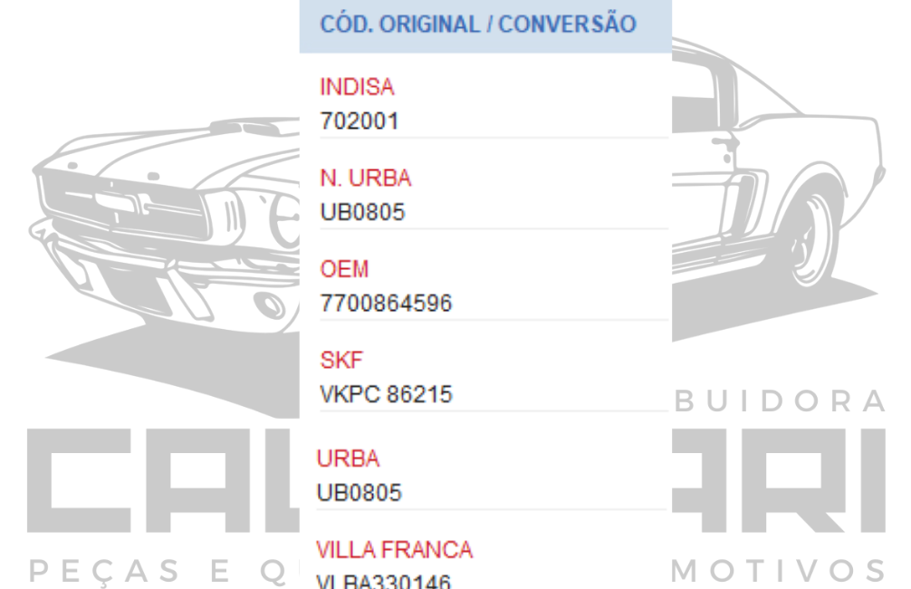 BOMBA DE AGUA RENAULT CLIO - 1.0 8V 4CC