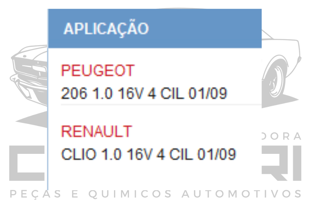 BOMBA DE AGUA RENAULT CLIO SANDERO LOGAN / PEUGEOT 206 / NISSAN MARCH - 1.0 16V 4CC