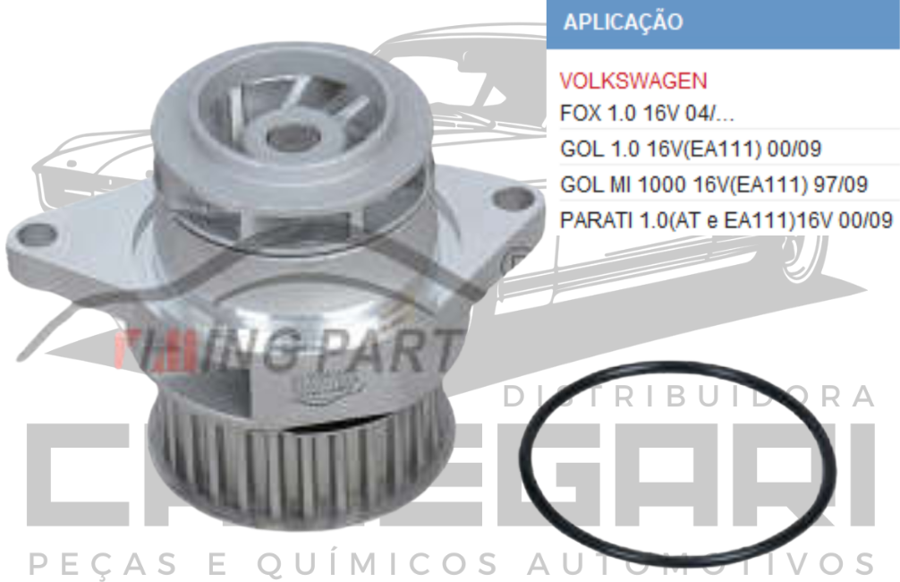 BOMBA DE AGUA VW FOX GOL PARATI - EA111