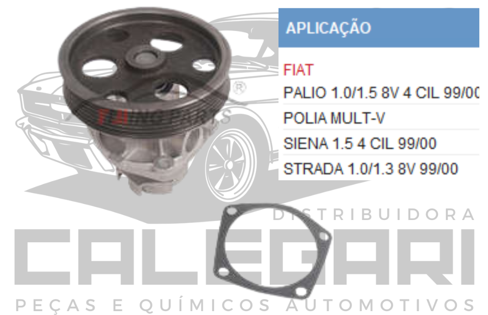 BOMBA DE AGUA FIAT PALIO SIENA STRADA - 4CC