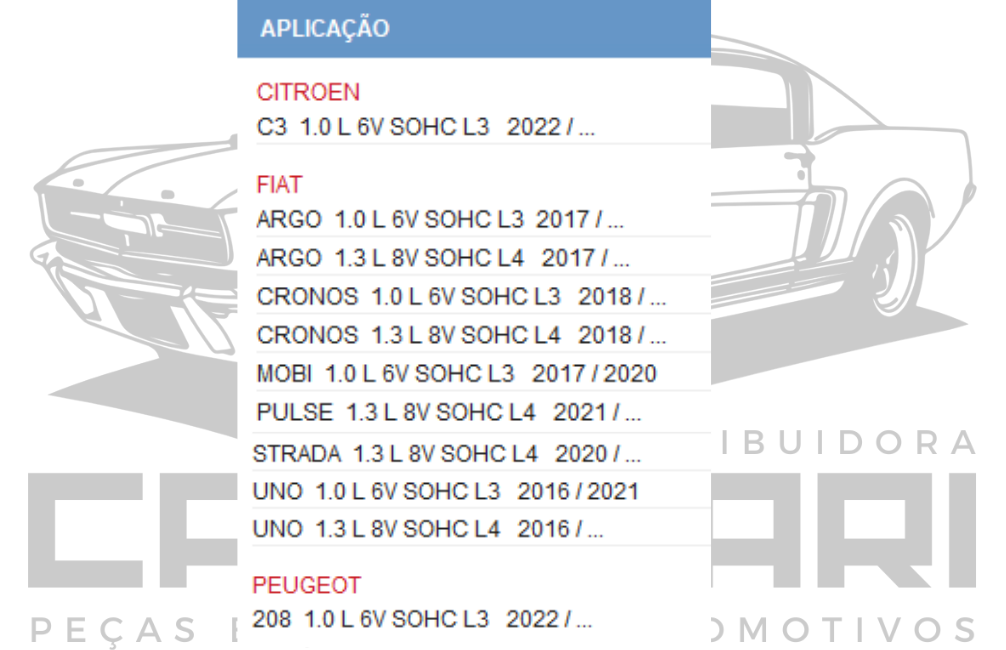 BOMBA DE AGUA FIAT ARGO CRONOS MOBI PULSE STRADA UNO / PEUGEOT 208 / CITROEN C3 - SOHC