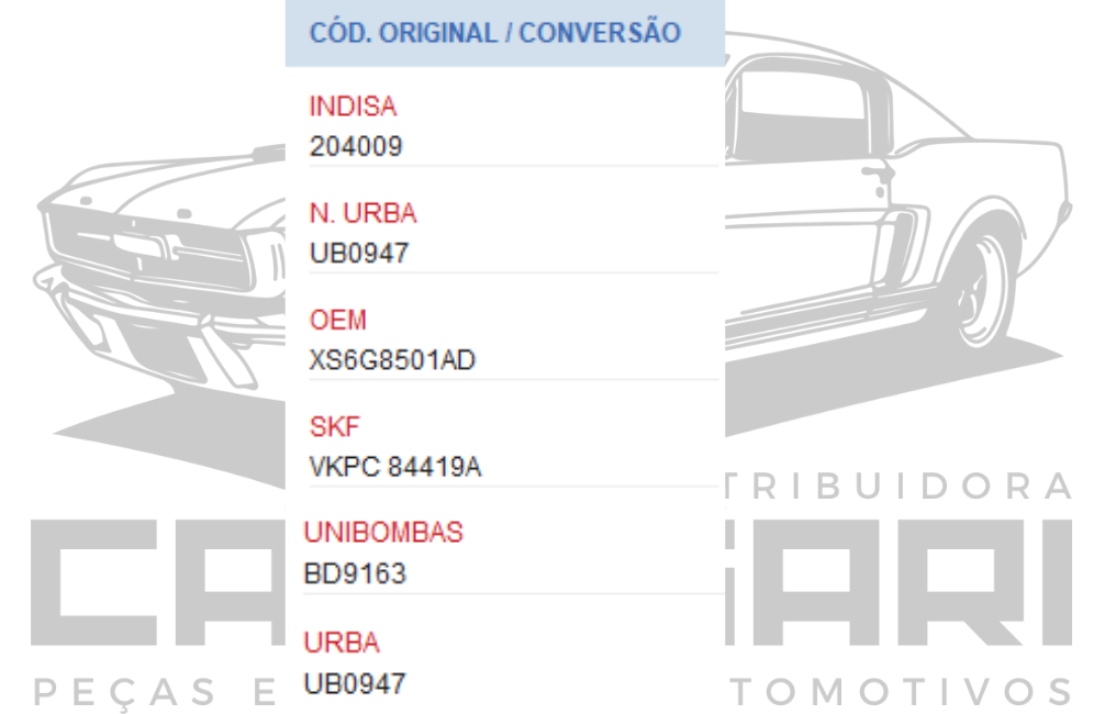 BOMBA DE AGUA FORD COURIER ECOSPORT FIESTA FOCUS - ZETEC ROCAM