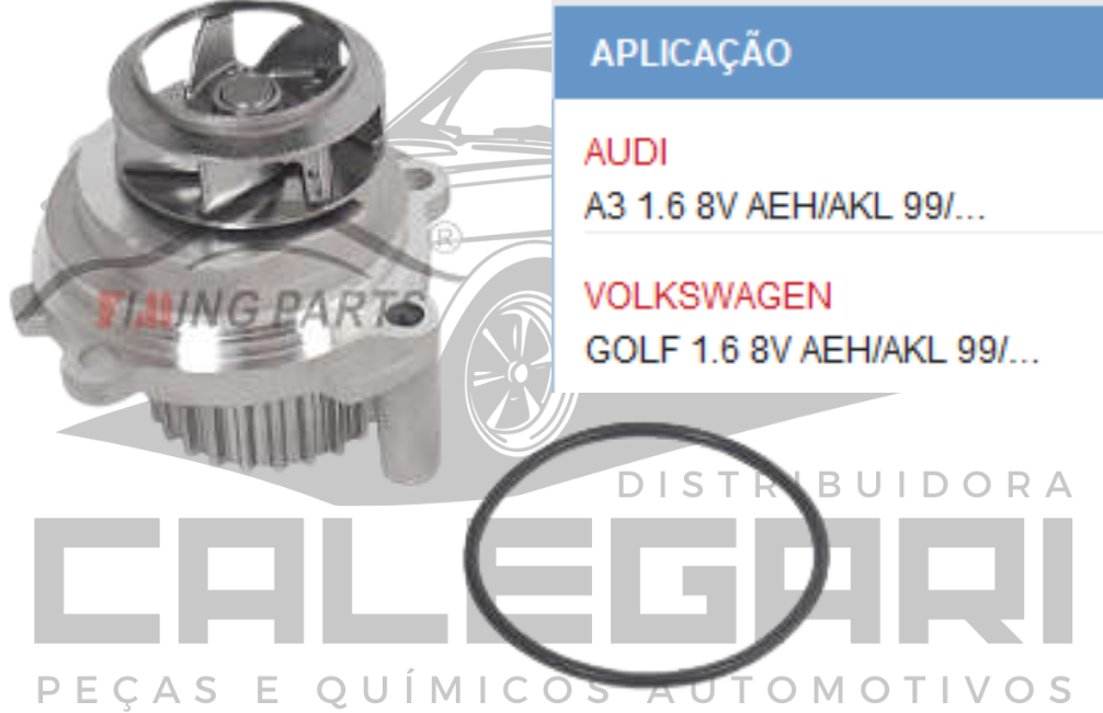 BOMBA DE AGUA VW GOLF AUDI A3  - 1.6 8V AEH/AKL