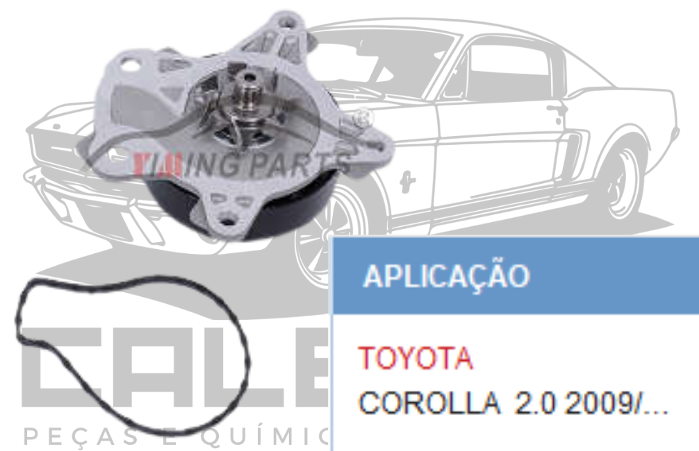 BOMBA DE AGUA TOYOTA COROLLA 2.0 2009