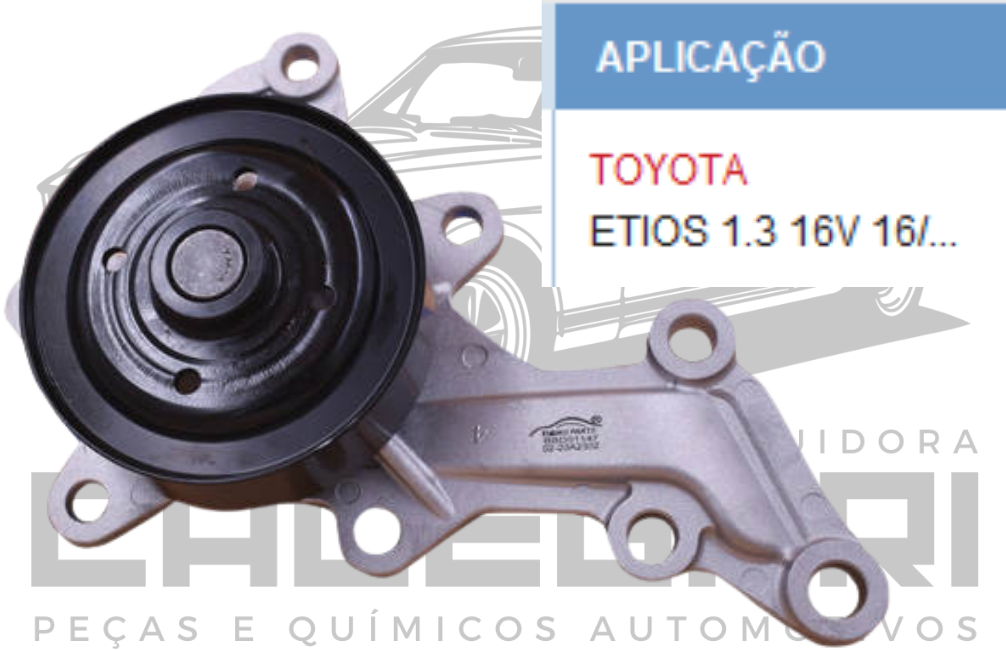 BOMBA DE AGUA TOYOTA ETIOS 1.3 16V 16/...