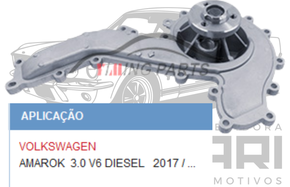 BOMBA DE AGUA VW AMAROK  3.0 V6 DIESEL 2017 / ...