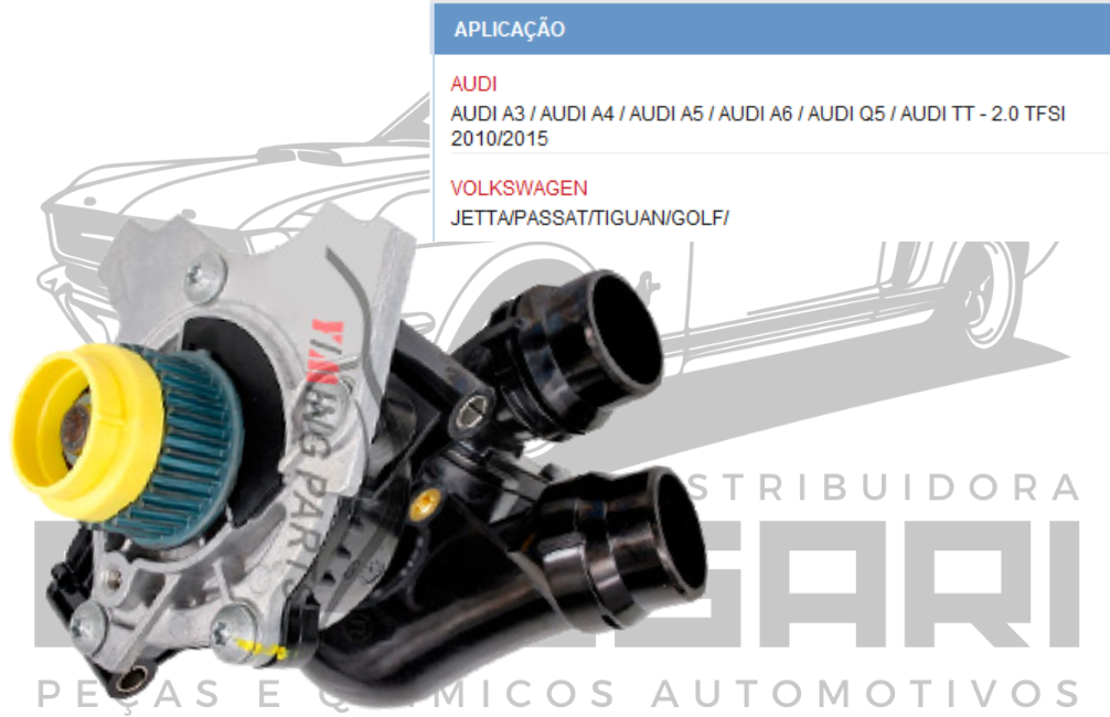 BOMBA DE AGUA VW JETTA PASSAT TIGUAN GOLF / AUDI A3 A4 A5 A6 Q5 TT - 2.0 TFSI 2010/20