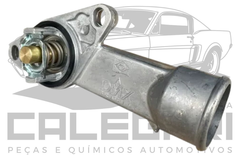 CARCACA + VALVULA TERMOSTATICA - GM ONIX CELTA PRISMA CORSA SPIN COBALT MONTANA MERIVA AGILE
