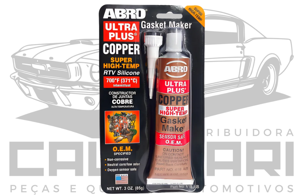 ABRO AB-418 SILICONE COPPER COBRE - 85G