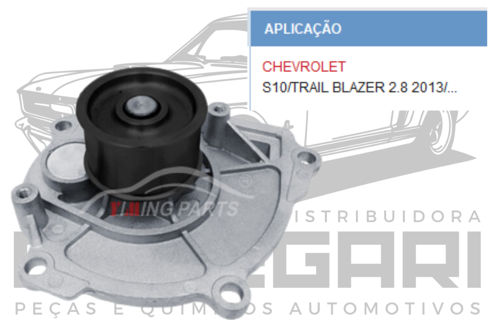 BOMBA DE AGUA GM S10 TRAIL BLAZER 2.8 2013/...