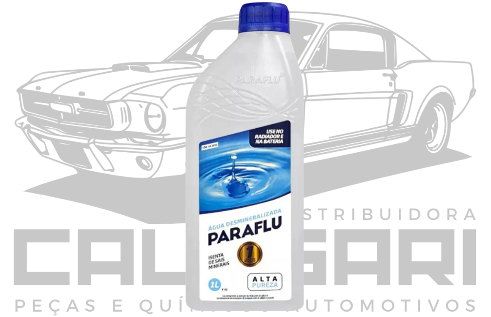 PARAFLU AGUA DESMINERALIZADA - 1 LITRO