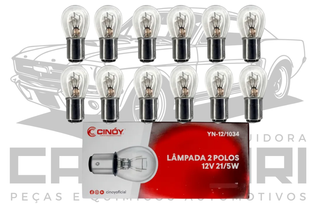 LAMPADA HALOGENA 2 POLOS - CINOY