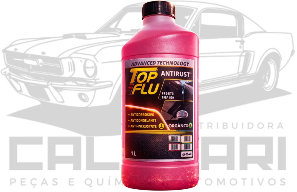 TOP FLU ADITIVO ORGANICO ANTIRUST PRONTO USO ROSA - 1 LITRO