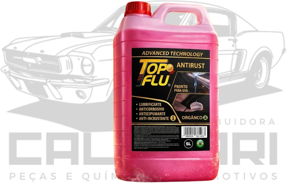 TOP FLU ADITIVO ORGANICO ANTIRUST PRONTO USO ROSA - 5 LITROS