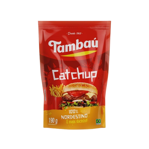 CATCHUP NORDESTINO POUCH 190G TAMBAÚ CX C/32