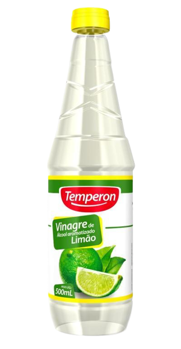 VINAGRE DE LIMÃO 500ML TEMPERON CX C/12