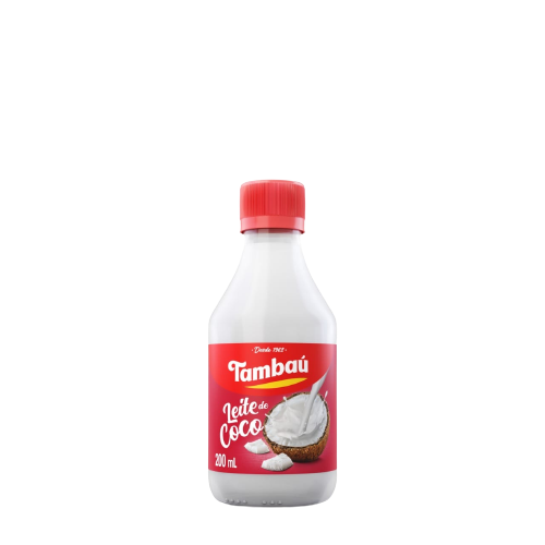 LEITE DE COCO 200ML VIDRO TAMBAU REDUZIDO GORDURA FD C/24