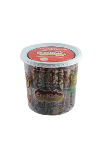PE DE MOLEQUE CROCANTE CROKIDS PT 54 UNI 864G CX C/6
