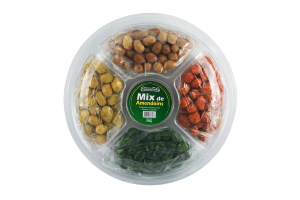 MIX AMENDOINS CROCANTITUS 04 SABORES 250G Cx C/6