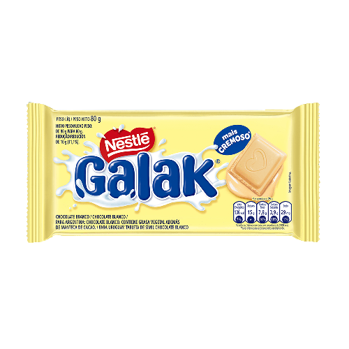 CHOCOLATE BARRA GALAK BRANCO 16X80G NESTLE