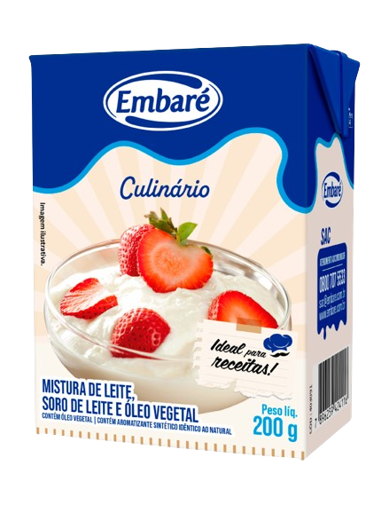 MISTURA CREME DE LEITE CULINARIO EMBARE 27X200G