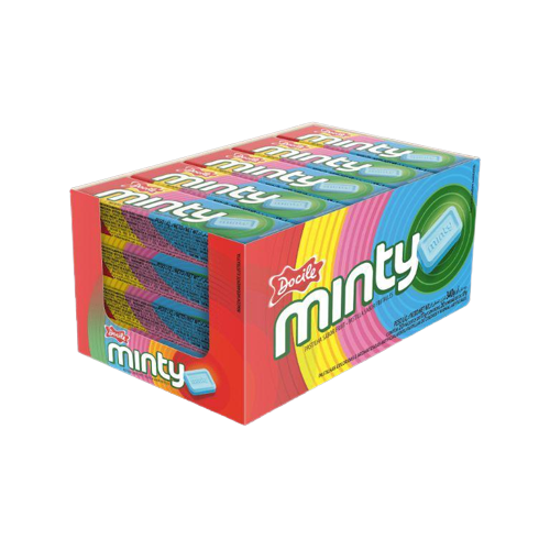 PASTILHA MINTY FRUIT DP 40X17G DOCILE CX C/24