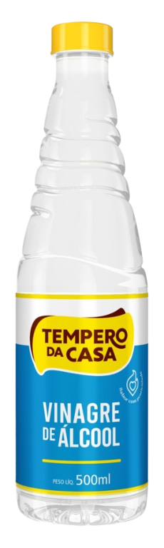 VINAGRE DE ALCOOL 500ML TEMPERO DA CASA CX C/12