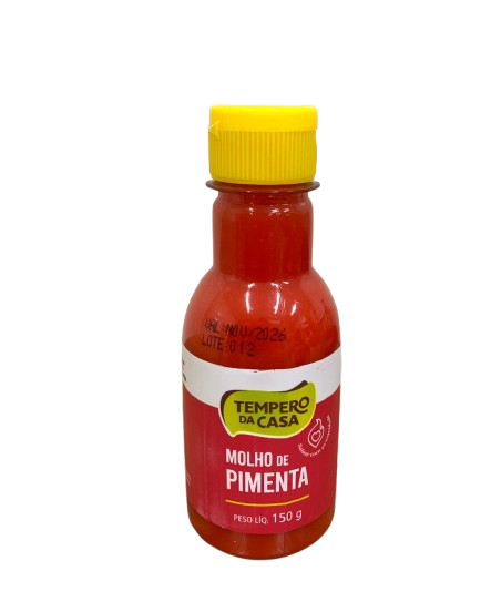 MOLHO DE PIMENTA 150ML TEMPERO DA CASA Cx C/12