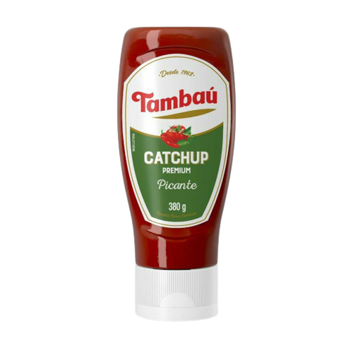 CATCHUP PICANTE PREMIUM 380G TAMBAU Cx C/12