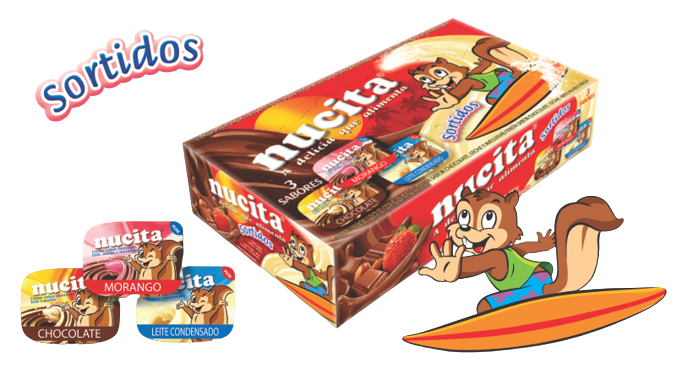 NUCITA SORTIDOS DP 48X10G 480G CX C/24