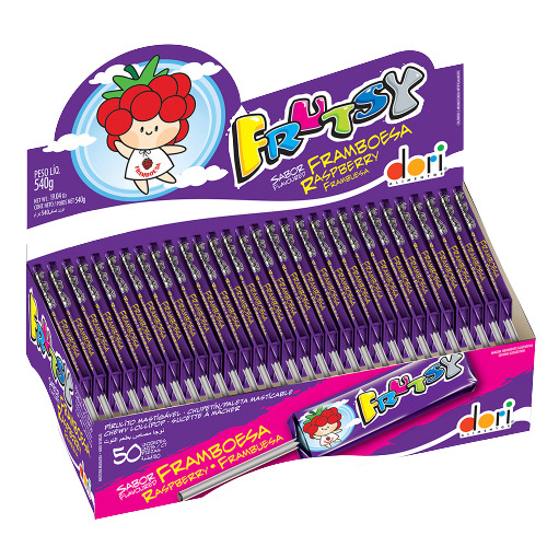 PIRULITO MAST. FRUTSY FRAMBOESA 50X11,2G DORI CX C/12