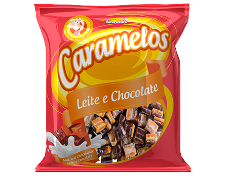 CARAMELO LEITE/CHOCOLATE 500g SIMONETTO Cx C/18