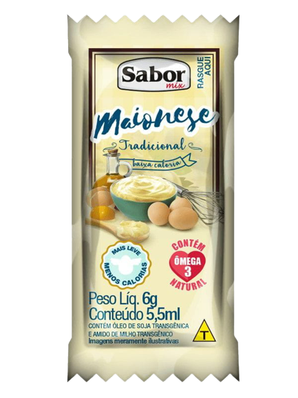 MAIONESE SACHE 6G CX C/156UN SABOR MIX FD C/12