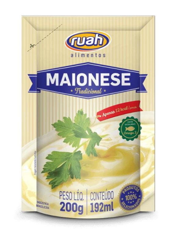 MAIONESE SACHE 200G RUAH CX C/24