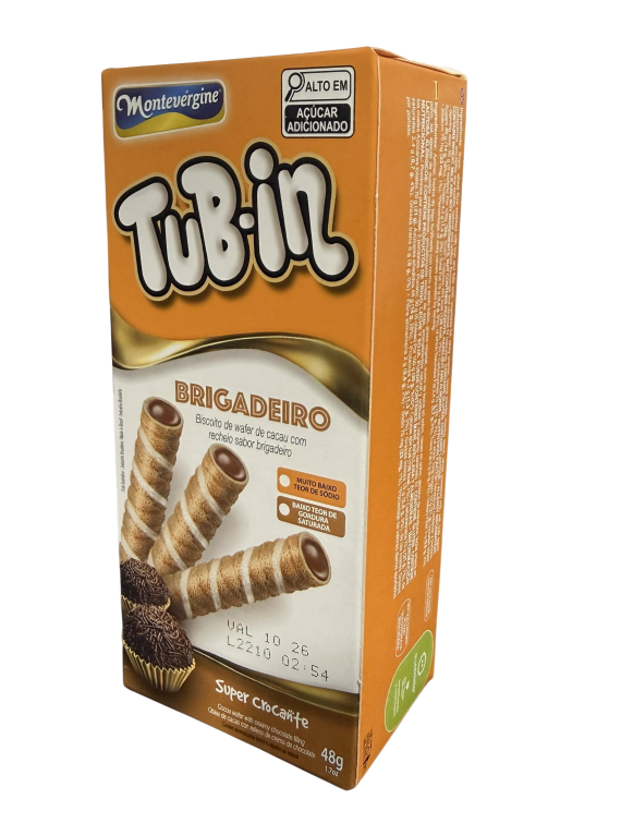 BISC. TUB-IN BRIGADEIRO 48G MONTEVERGINE Cx C/24