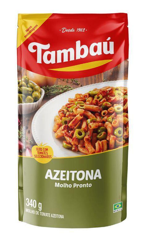 MOLHO DE TOMATE C/AZEITONA 300G TAMBAU  CX C/32