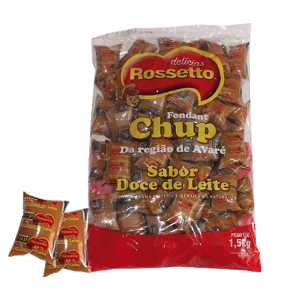 CHUP DOCE DE LEITE 1,5KG C/50 ROSSETO CX C/8