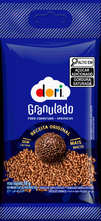GRANULADO CHOCOLATE Cx C/ 30x70G DORI