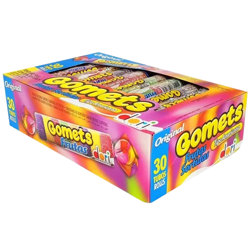 GOMA GOMETS TUBO FRUTAS 30X32G DORI Cx C/12