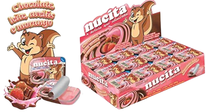 NUCITA MORANGO DP 48X10G 480G CX C/24