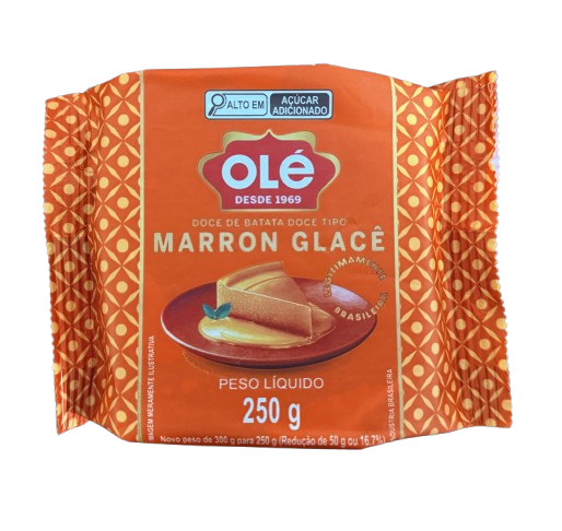 MARRON GLACÊ FLOW PACK 250G OLÉ Cx C/24