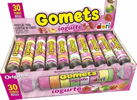 GOMA GOMETS TUBO IOGURTE 30X32G DORI Cx C/12
