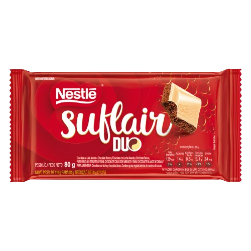 CHOCOLATE BARRA SUFLAIR DUO 16X80G NESTLE