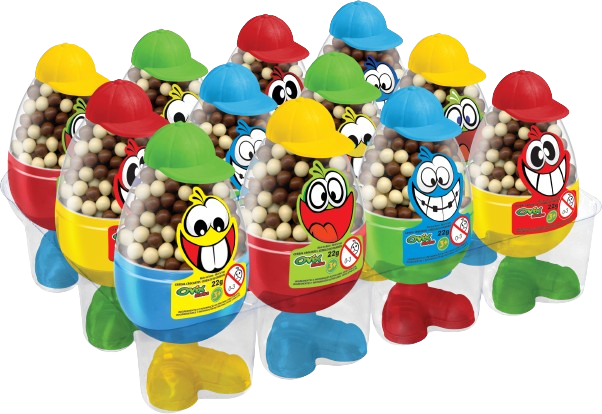 CONFEITO OVIX MEGA 264G DP C/12 UNIAO ALIMENTOS Cx C/12