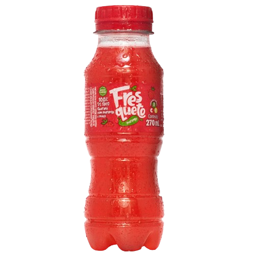 REFRESCO MORANGO GARRAFA FD C/12X270ML FRESQUETO