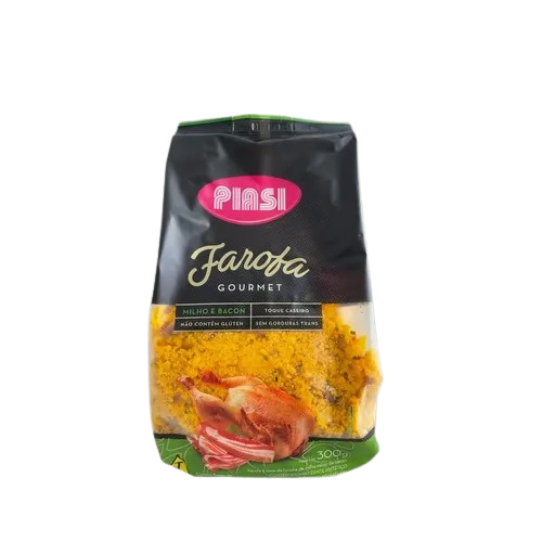 FAROFA BACON E MILHO 300G PIASI Cx C/12