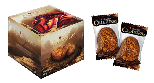 CHICLE CRIATURAS DRAGAO DP 320G C/40 SUKEST CX C/20